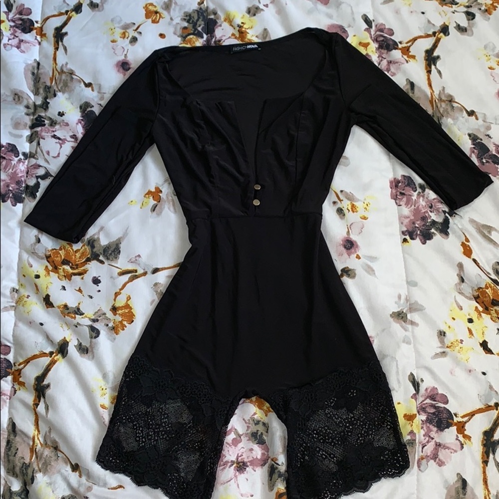 Fashion Nova Black Body Suit